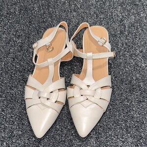 Elegant White Women's Sandals